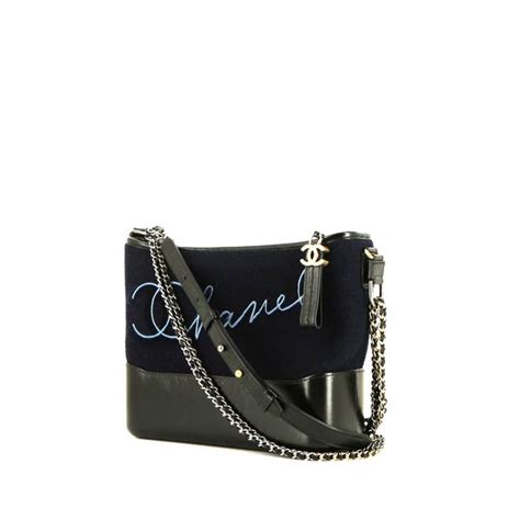 chanel gabrielle blue black